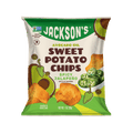 Jackson's kettle-cooked Spicy Jalapeño Sweet Potato Chips in Avocado Oil 1oz. Gluten-free & vegan chips