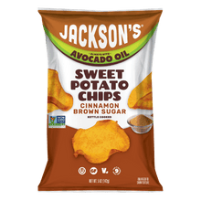 Load image into Gallery viewer, Jackson's Cinnamon Brown Sugar Sweet Potato Chips Front Bag