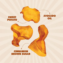Load image into Gallery viewer, Jackson's Cinnamon Brown Sugar Sweet Potato Chips diagram