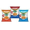 Jacksons Variety Pack Super Veggie Straws 0.75oz Snack Size Bags. Great for lunch boxes. Free of the top 9 allergens. On-the-go snacks.