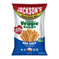 Jackson's Super Veggie Straws in Sea Salt flavor - premium snacks cooked in avocado oil with real veggies. Discover crispy, allergen-free veggie straws perfect for everyday snacking, kids snacks, and road trips.