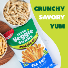 Load image into Gallery viewer, Jackson's Super Veggie Straws are Crunchy, Savory, and Yummy. Cooked in Avocado oil.