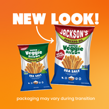 Load image into Gallery viewer, Jackson's Super Veggie Straws new look, new bag, packaging may vary during transition.