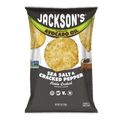 Jackson's Sea Salt & Cracked Pepper Kettle Chip Cooked in Avocado Oil. Perfect for lunch.