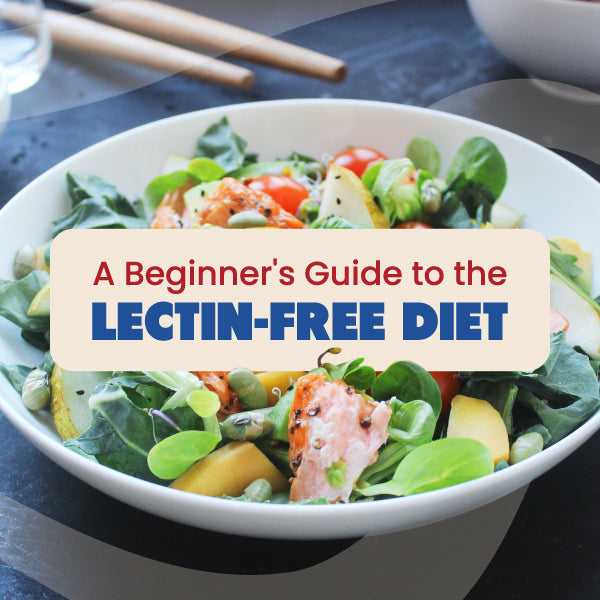 Leafy green salad exemplying a diet with foods low in lectins