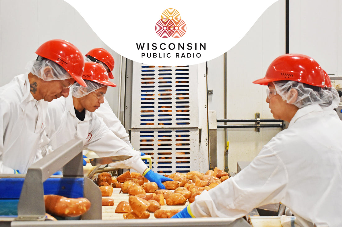 Wisconsin Public Radio at Jackson's production facility 