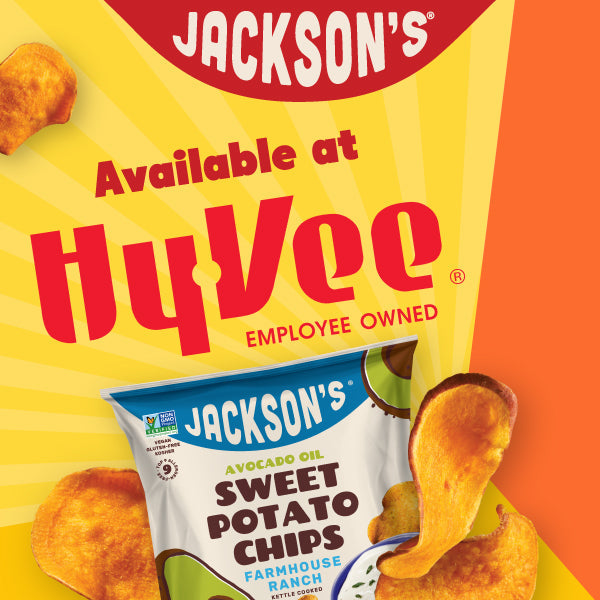 Jackson's Sweet Potato Chips Now Available at Hy-Vee!