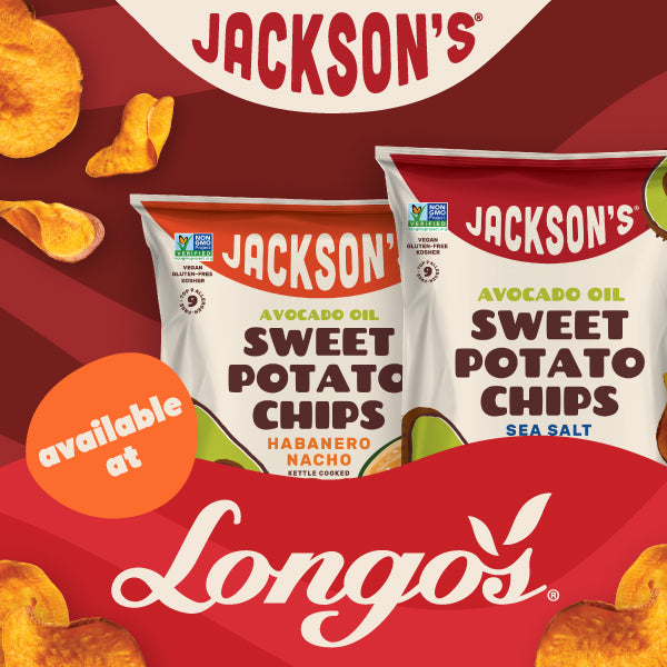 Snack Super with Jackson's Sweet Potato Chips Now at Longo's!