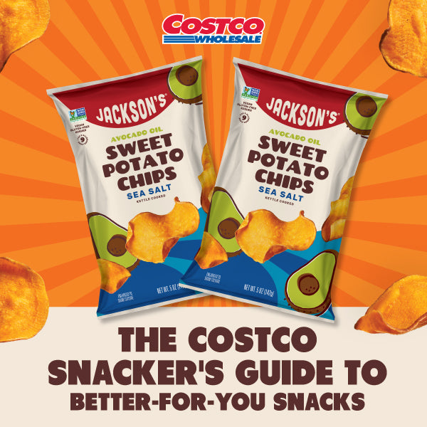 Costco Snacker's Guide to Snacks made with Jackson's chips cooked in avocado oil