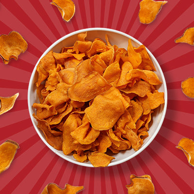bowl of sweet potato chips