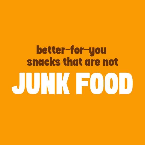 Graphic for Better-for-you snacks that are NOT junk food blog post