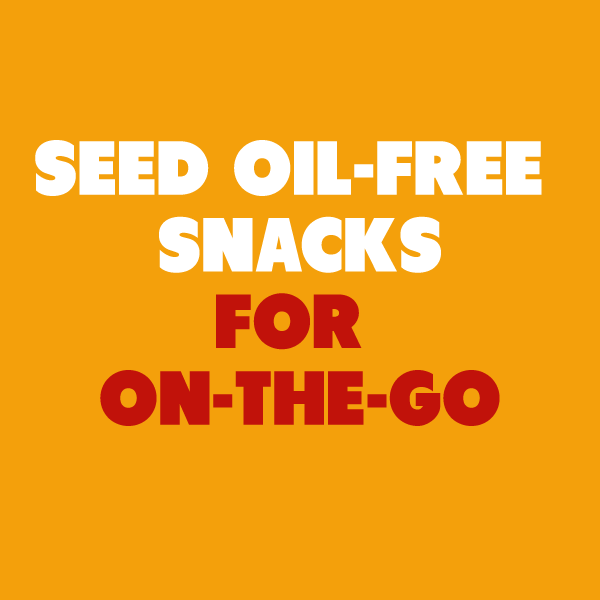 Graphic featuring Jackson's snacks made with avocado oil and other real ingredients, perfect for on-the-go snacking