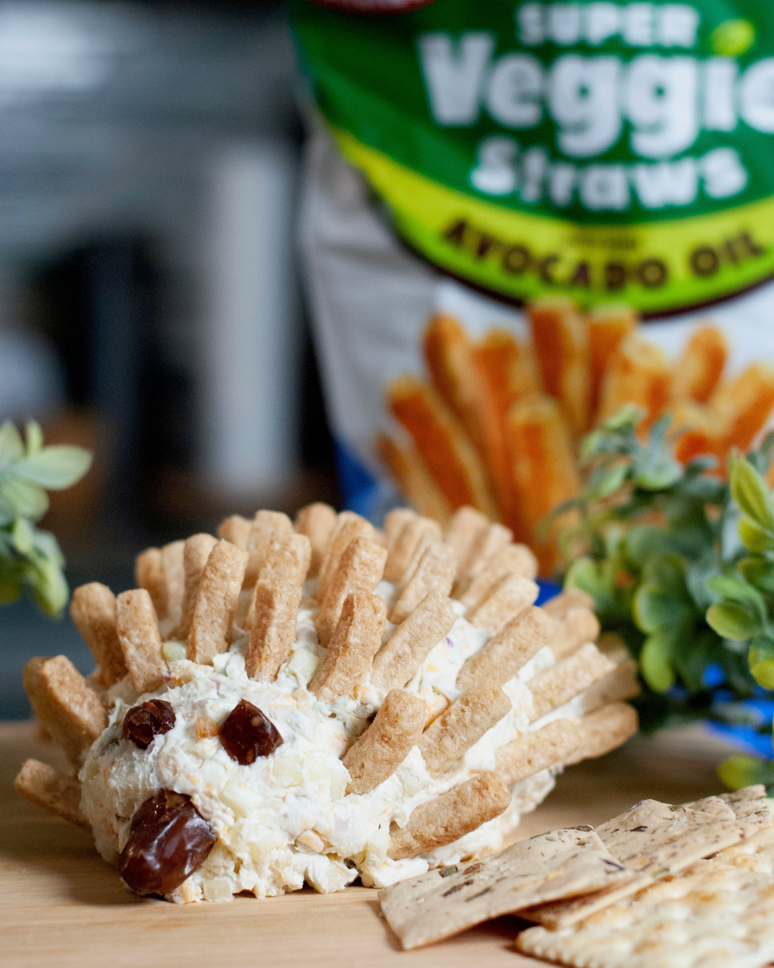 Hedgehog Cheese Ball with Super Veggie Straws | Tim Clowers & Jackson's