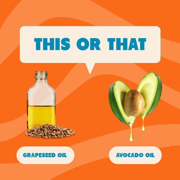Differences and similarities between grapeseed oil vs avocado oil