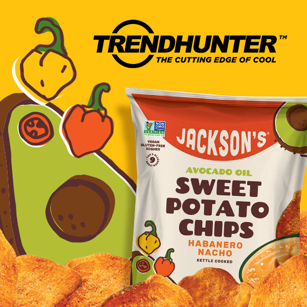 Jackson's vegan habanero nacho kettle-cooked chips on TrendHunter