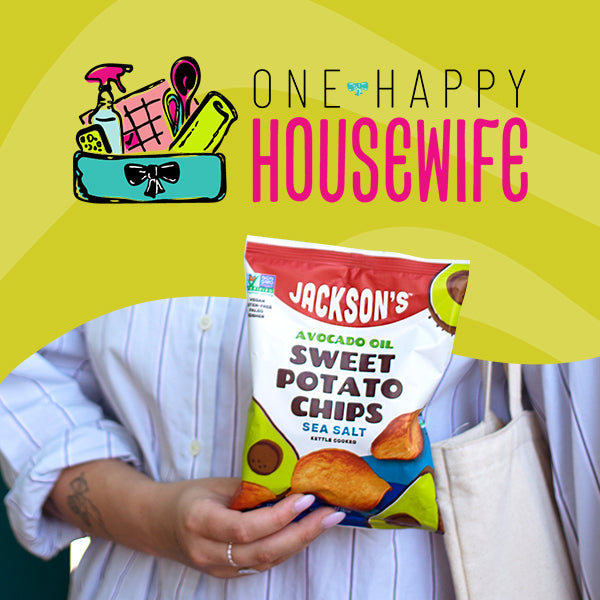 One Happy Housewife features Jackson's kettle-cooked chips