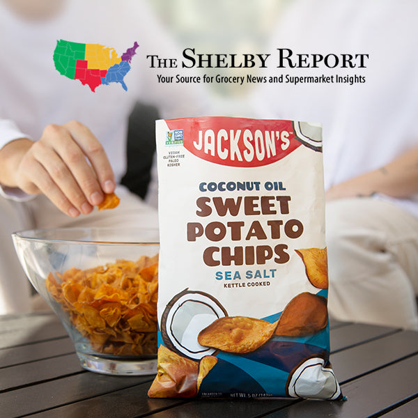 Jackson's Coconut Oil and Sea Salt Sweet Potato Chips featured on The Shelby Report