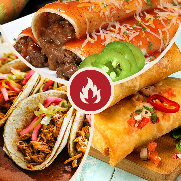 Spicy Mexican food.  A guide to Mexican spicy ingredients and spices