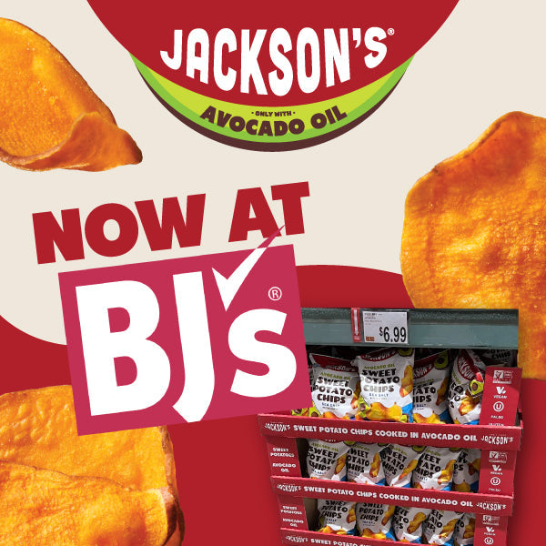 Jackson's now at BJs Wholsale Graphic with store display