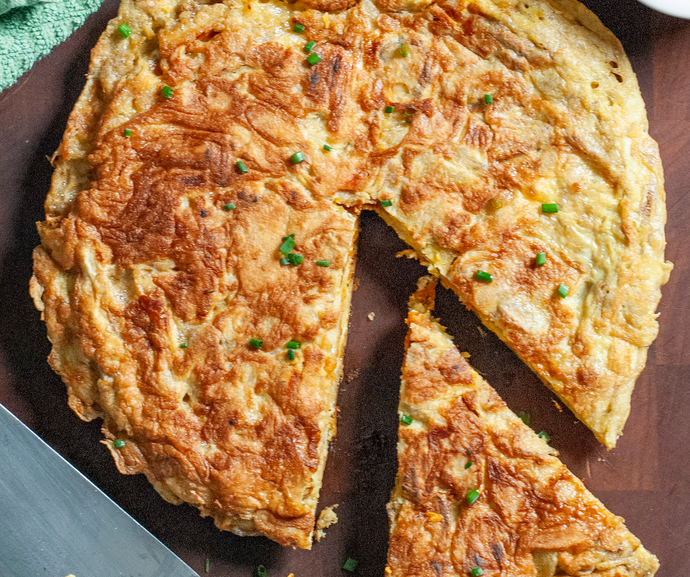 Spanish Omelette with Potato Chips | Tim Clowers