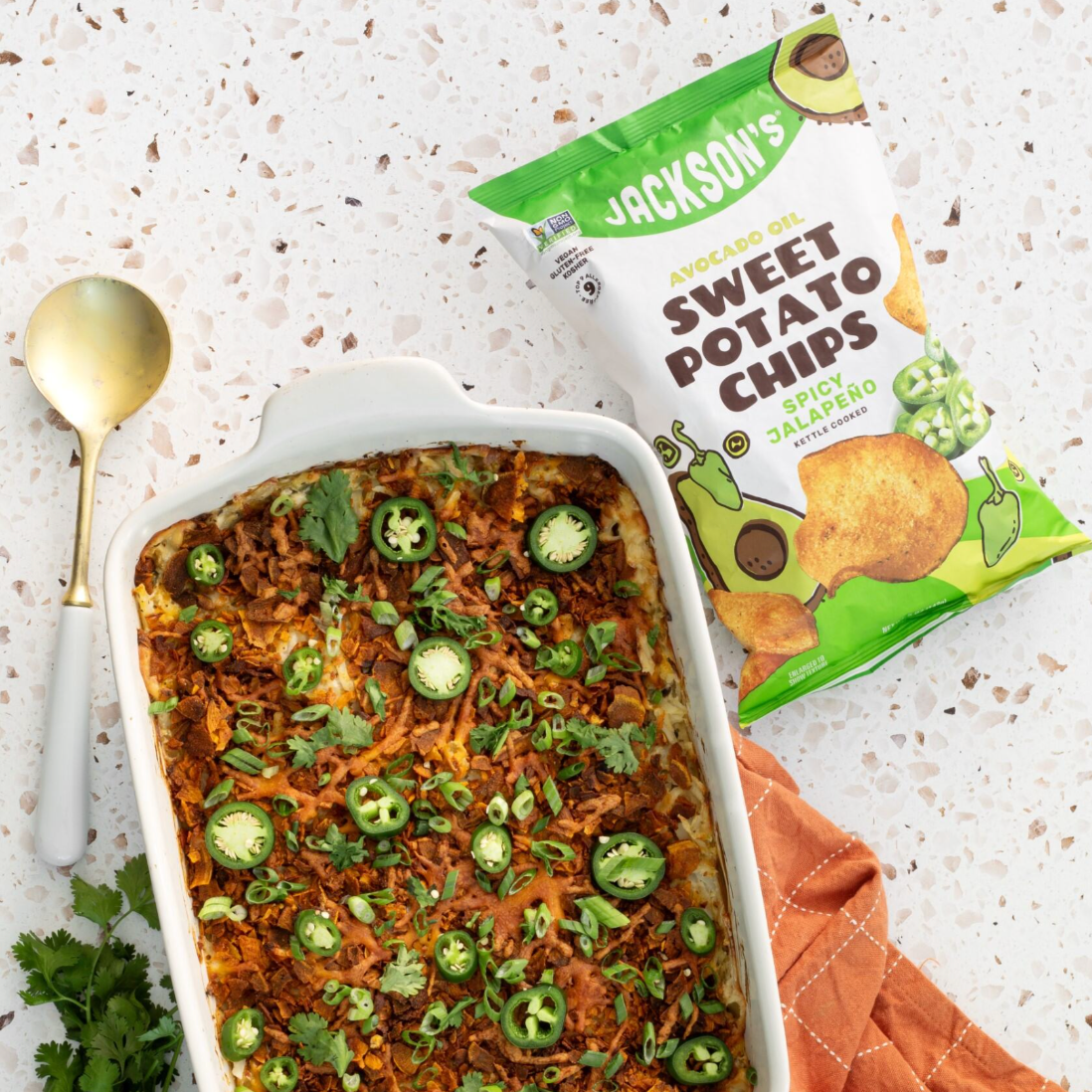 Chili Queso Party Potatoes | Gluten Free & More Magazine
