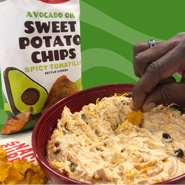 Blog posts Taco Dip Recipe with Jackson's Spicy Tomatillo Chips