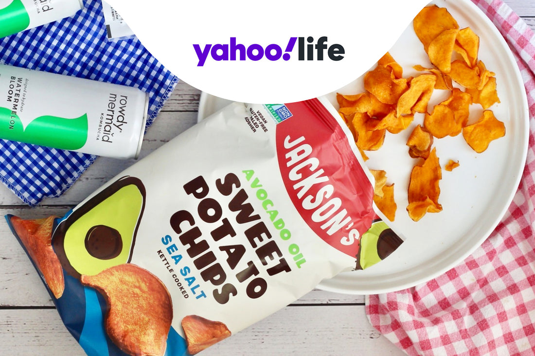 Jackson's gluten free sweet potato chips featured on Yahoo Life!