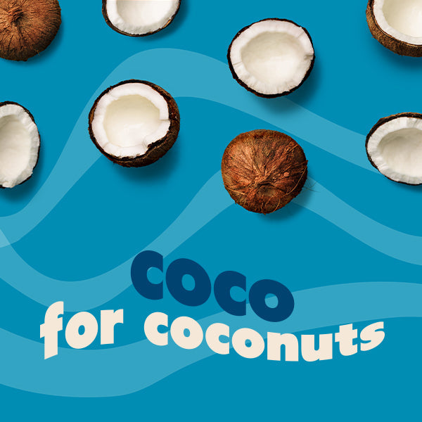 Coconut graphic for blog post on "can you use coconut oil instead of vegetable oil"