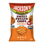 Vegan Wavy Cheddar & Sour Cream Flavored Sweet Potato Chips in Avocado Oil 5oz Bags