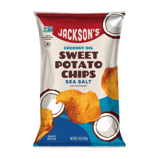 Sea Salt Sweet Potato Chips in Coconut Oil 5oz (Pack of 8)