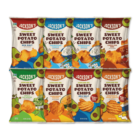 Epic Flavors Variety Pack Sweet Potato Chips in Avocado Oil 5oz (Pack of 8)
