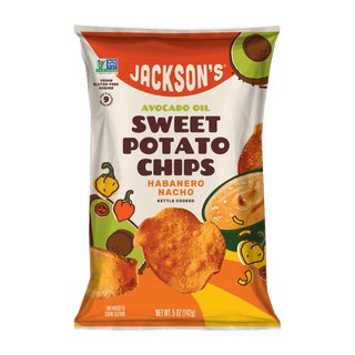 Habanero Nacho Sweet Potato Chips in Avocado Oil 5oz Bags