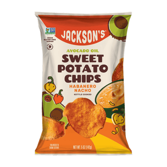 Habanero Nacho Sweet Potato Chips in Avocado Oil 5oz (Pack of 8)
