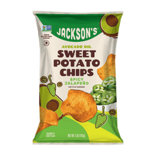Load image into Gallery viewer, Spicy Jalapeño Sweet Potato Chips in Avocado Oil 5oz. Paleo and Gluten-Free
