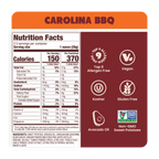 Nutrition Label Carolina BBQ Sweet Potato Chips in Avocado Oil 2.5oz - 14 Bags