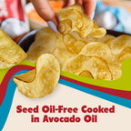 Seed Oil-Free Cooked in Avocado Oil Jackson’s Potato Chips. Grain-free, gluten-free, soy-free, vegan potato chips. 