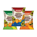 Jackson’s Kettle Cooked Sweet Potato Chips Spicy Variety Pack with Sea Salt, Spicy Jalapeno, Habanero Nacho potato chips 2.5oz bags, total of 14 Bags