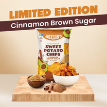 Load image into Gallery viewer, Jackson&#39;s Cinnamon Brown Sugar Sweet Potato Chips
