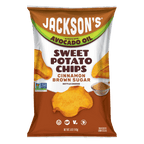 Jackson's Cinnamon Brown Sugar Sweet Potato Chips Front Bag
