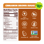 Jackson's Cinnamon Brown Sugar Sweet Potato Chips top 9 allergen free vegan gluten free
