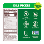 Dill Pickle Kettle Chips in Avocado Oil 7oz (Pack of 6)