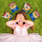 Jackson's Sea Salt Variety Pack of Sweet Potato Chips and Kettle Chips cooked in avocado oil. Kid sized snack bags.