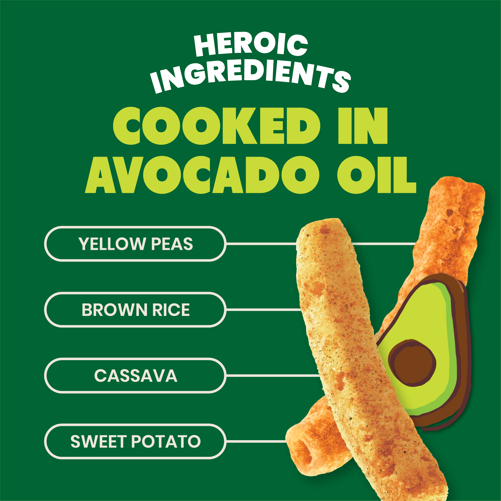 Jackson's Super Veggie Straws Cooked in Avocado Oil | Jackson's Jackson's Super Veggie Straws Cooked in Avocado Oil | Jackson's