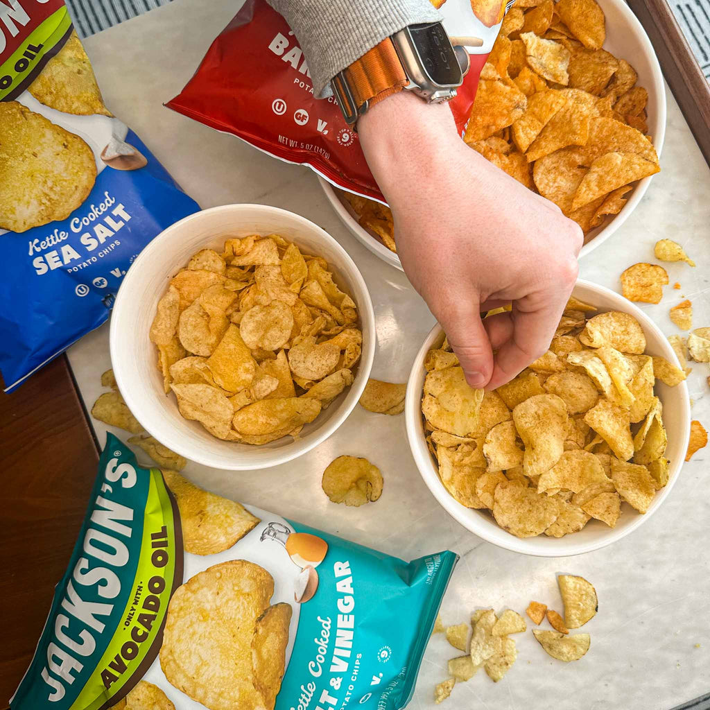 Variety Pack Kettle Chips in Avocado Oil 5oz (Pack of 8)
