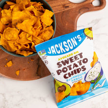 Load image into Gallery viewer, Jackson&#39;s Sweet Potato Chips Farmhouse Ranch 1oz snack bags
