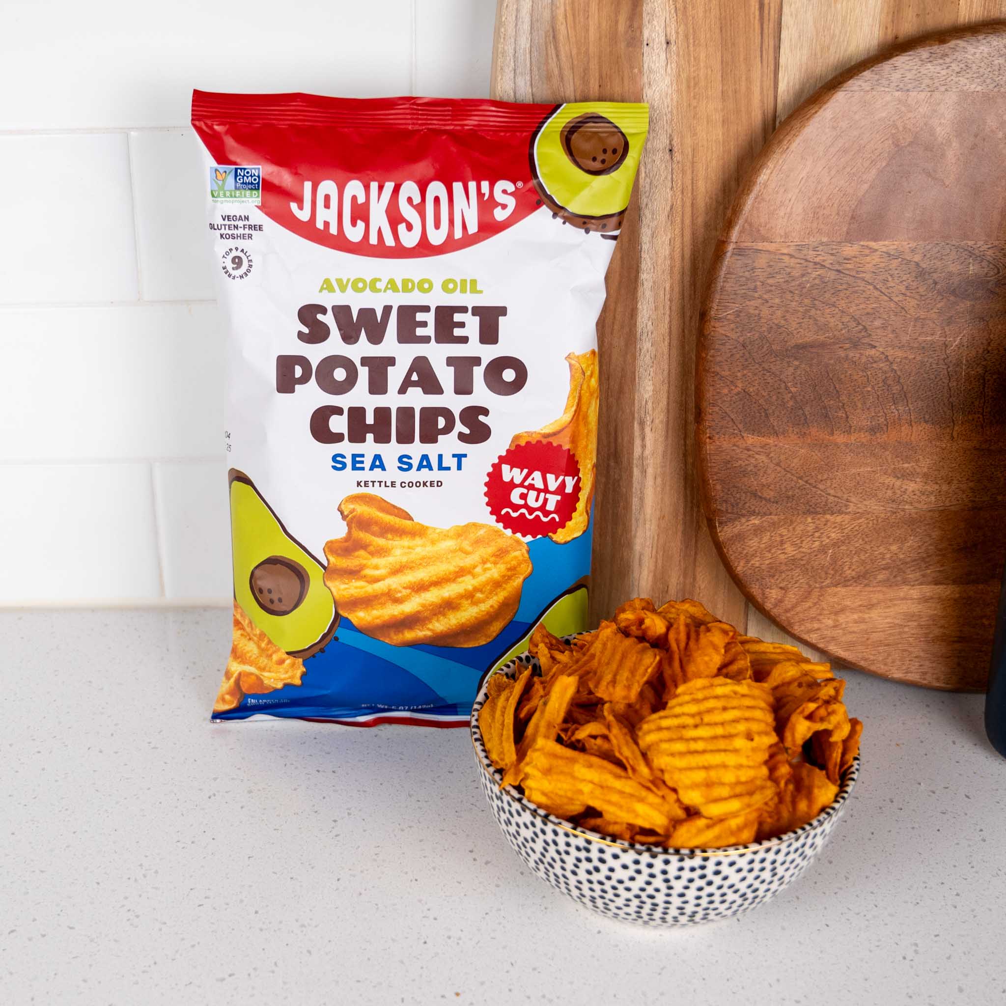 Jackson's Wavy Cut Sweet Potato Chips