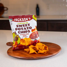 Load image into Gallery viewer, Jackson&#39;s Sweet Potato Chips Carolina BBQ 1oz Bag
