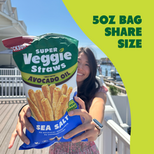 Load image into Gallery viewer, Super Veggie Straw in 5oz bag perfect for sharing
