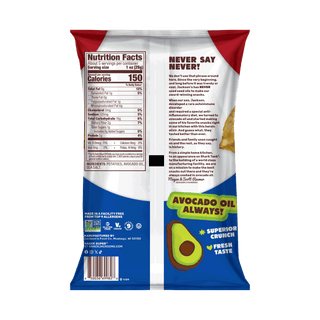 Jackson's Classic Kettle Chips Sea Salt flavor, 5oz bags, cooked in premium avocado oil, Kettle Cooked Potato Chips. Bag of bag.