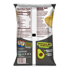 Jackson's Sea Salt & Cracked Pepper Kettle Chip Cooked in Avocado Oil. Back of the chip bag. Limited edition flavor.